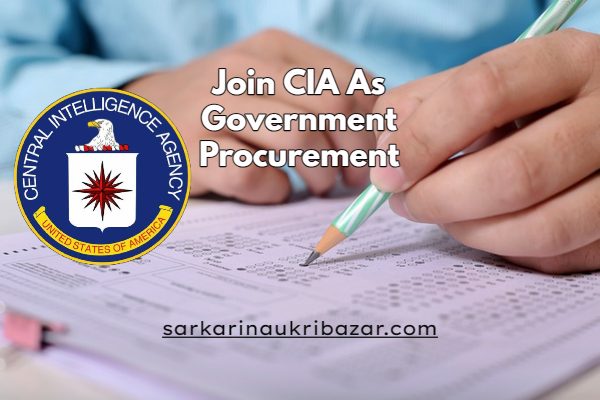 Join CIA As Government Procurement