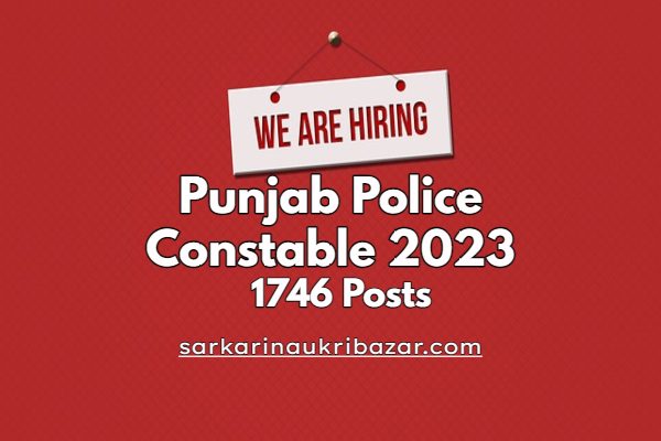 Punjab Police Constable 2023